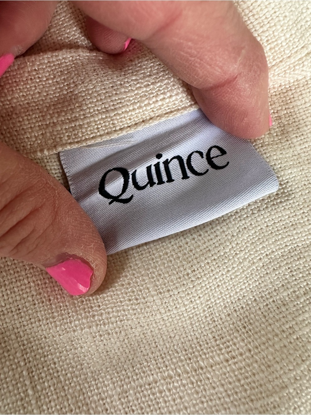 NWOT QUINCE VINTAGE WASH EUROPEAN LINEN BED COVER KING CAL KING OAT BLANKET - Picture 7 of 7